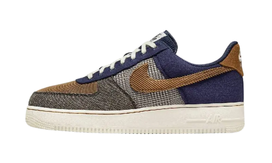 Nike Air Force 1 Low '07 PRM Tweed Midnight Navy Corduroy - MTHOR SHOP