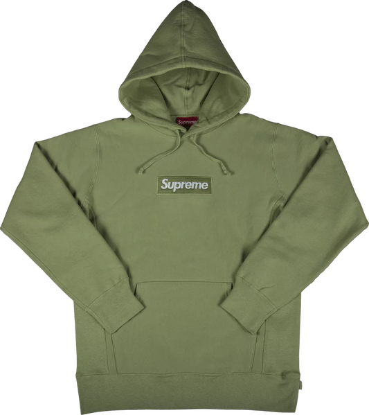 Supreme Box Logo Hooded Sweatshirt (FW23) Dark Sand