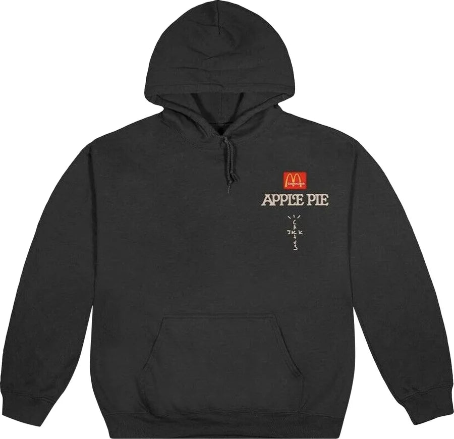 Travis Scott x McDonald's Apple Pie Hoodie Washed Black