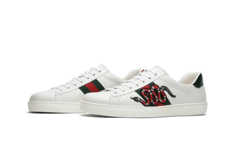 Gucci Ace Embroidered Snake - 456230 A38G0 9064