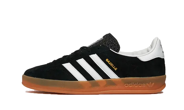 Adidas Gazelle Black White Gum