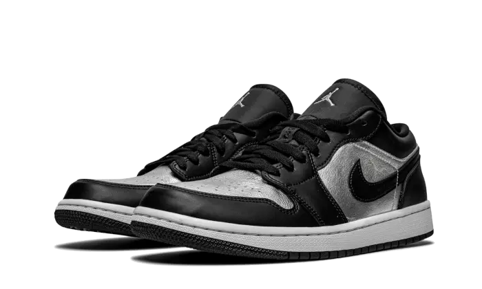 Air Jordan 1 Low SE Black Metallic Silver - DA5551-001