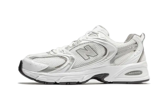 New Balance 530 White Silver Metallic