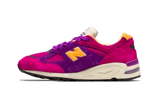 New Balance 990v2 MiUSA Teddy Santis Purple Yellow