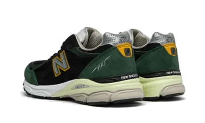 New Balance 990 V3 Black Green Yellow - M990CP3