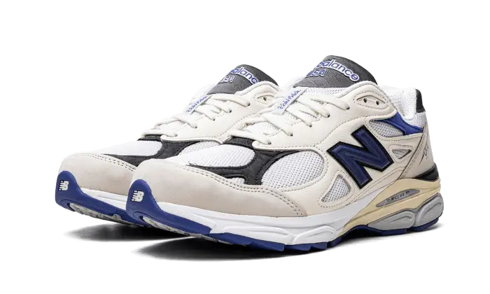 New Balance 990 v3 Made In USA Cream Blue