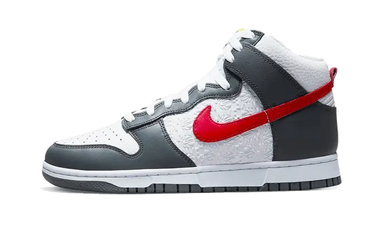 Nike Dunk High Embossed Basketball Grey Red